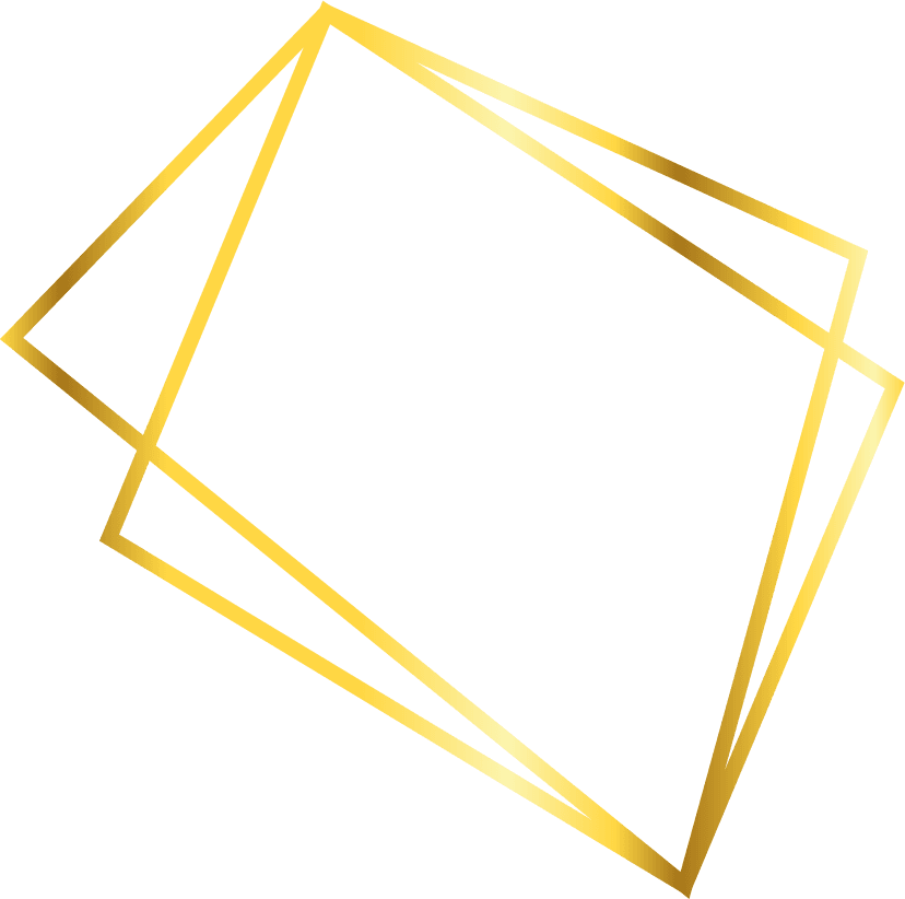 golden geometric flat frames
