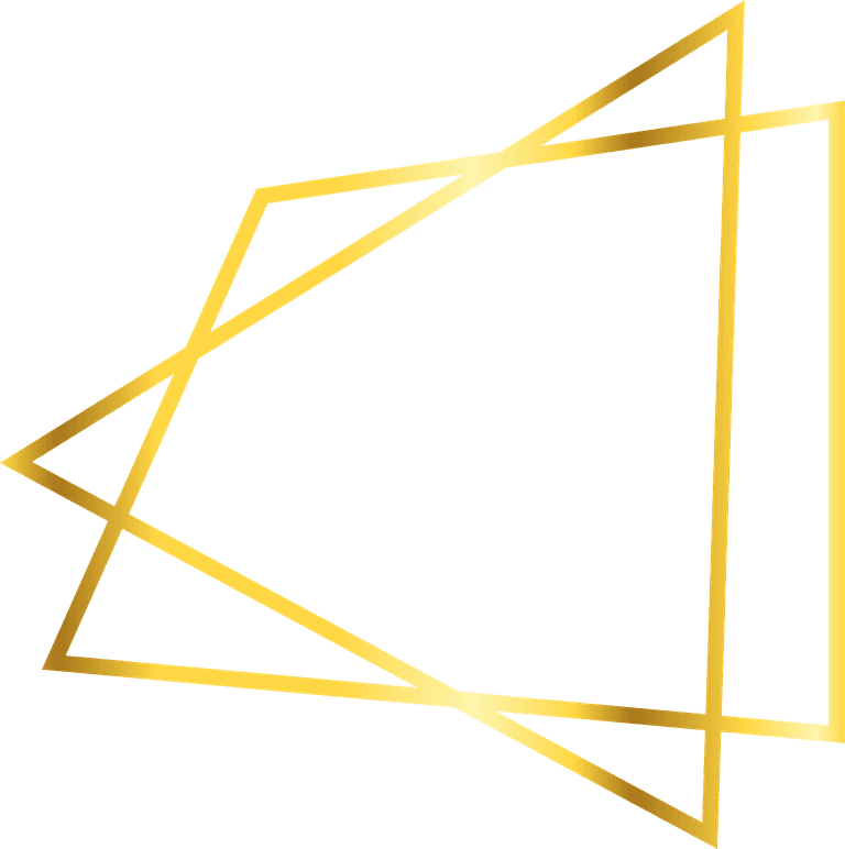 golden geometric flat frames