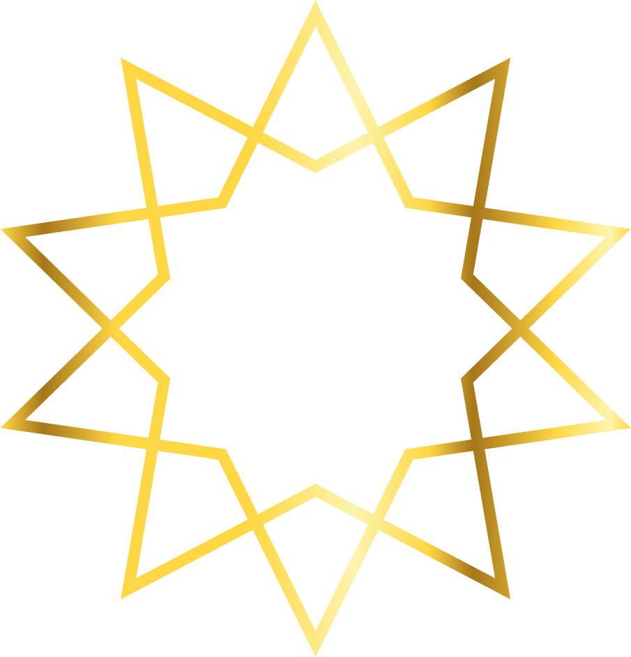 golden geometric flat frames for elegant invitations and modern decor accents