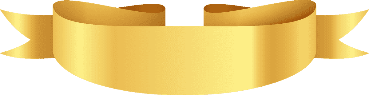 realistic golden silk ribbon design for elegant invitations and celebratory events