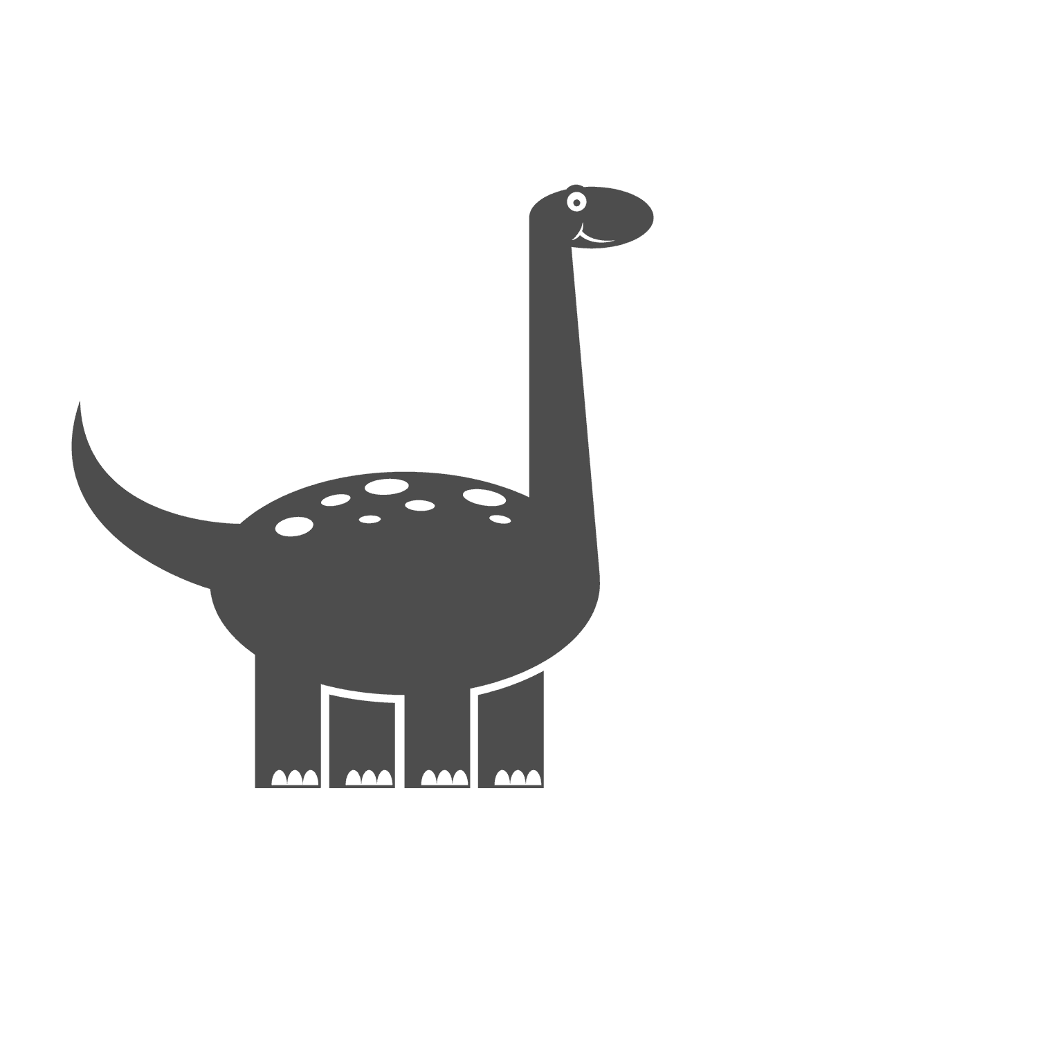 gray dinosaurs silhouettes for children educational