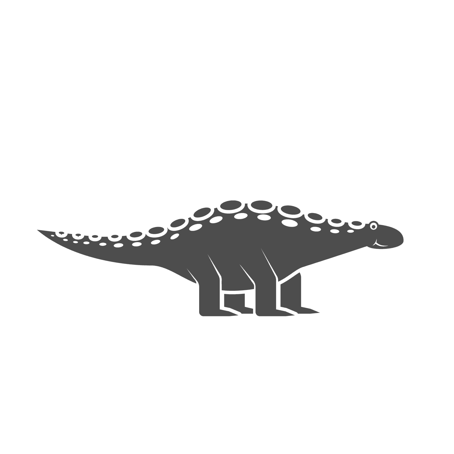 gray dinosaurs silhouettes for children educational