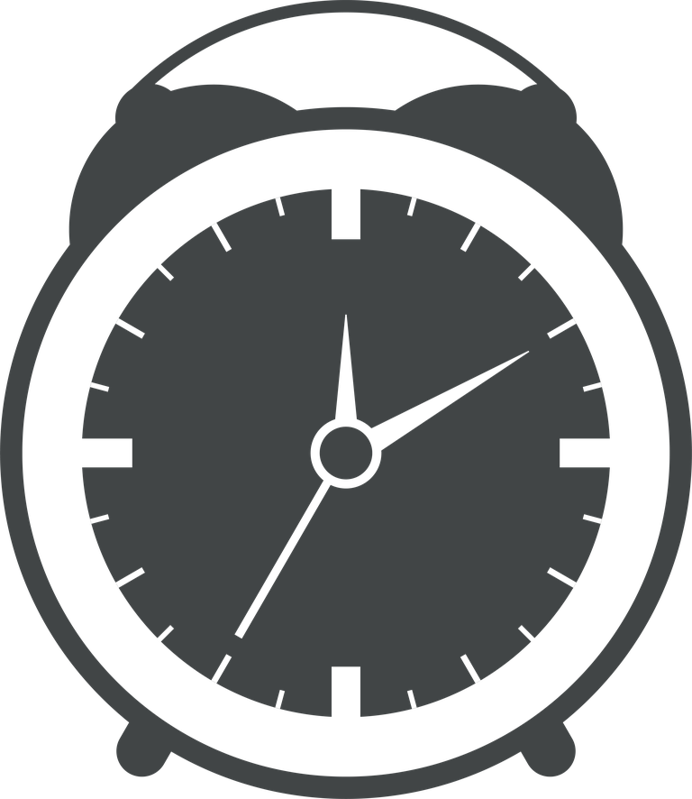 gray rounded clock time icon for simple time management and scheduling needs