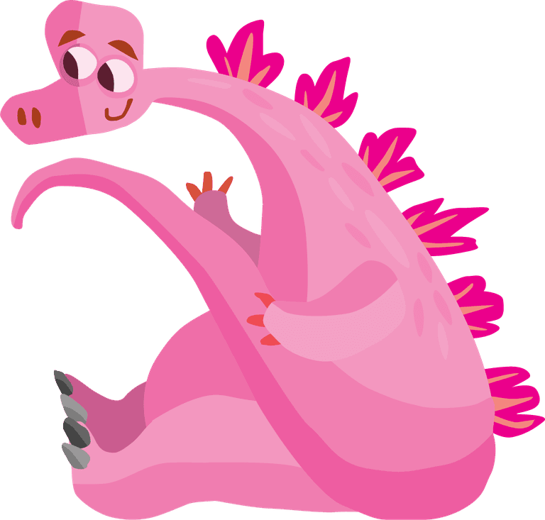 great baby unique drawing collection of dinosaurs