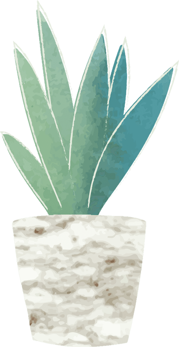 green botany cactus collection vector