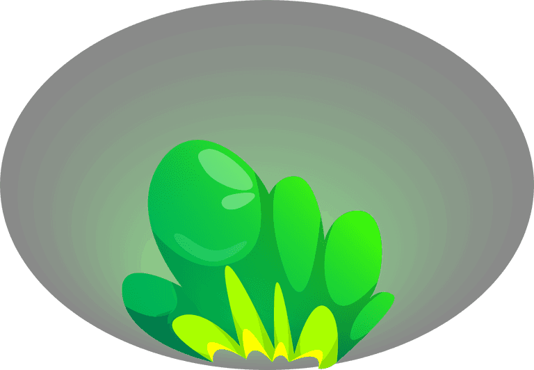 green burst sprites game animation