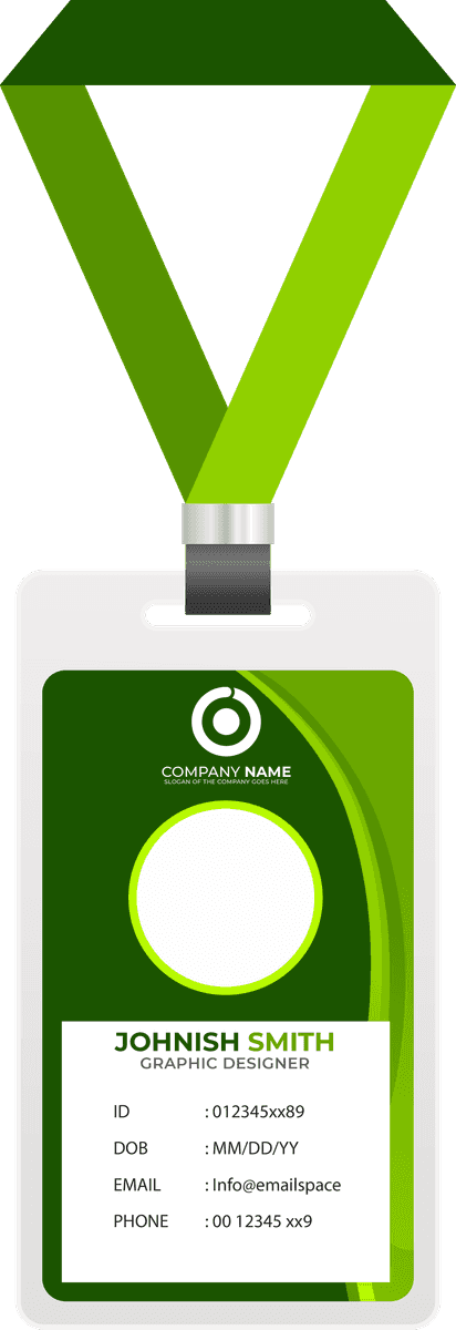 green corporate identity design template for professional branding with unique layout and features
