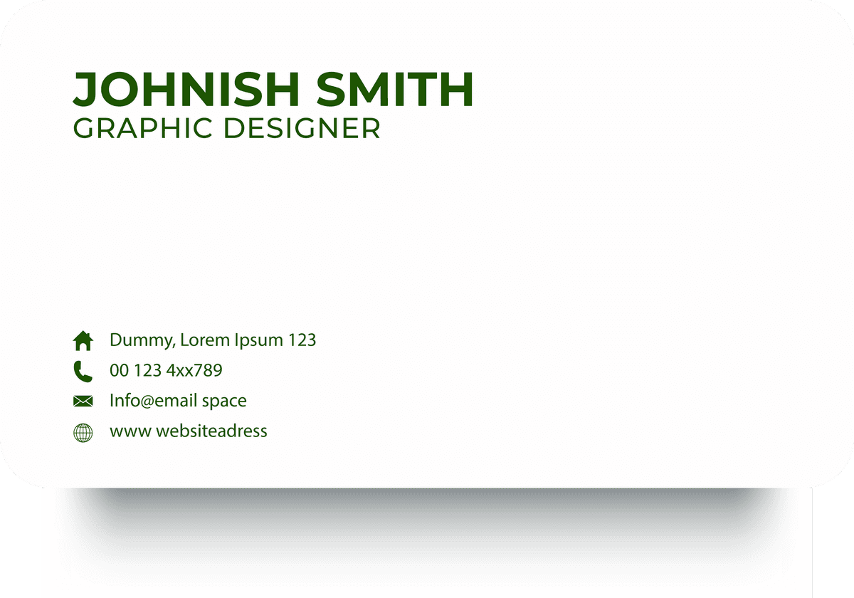 green corporate identity design template