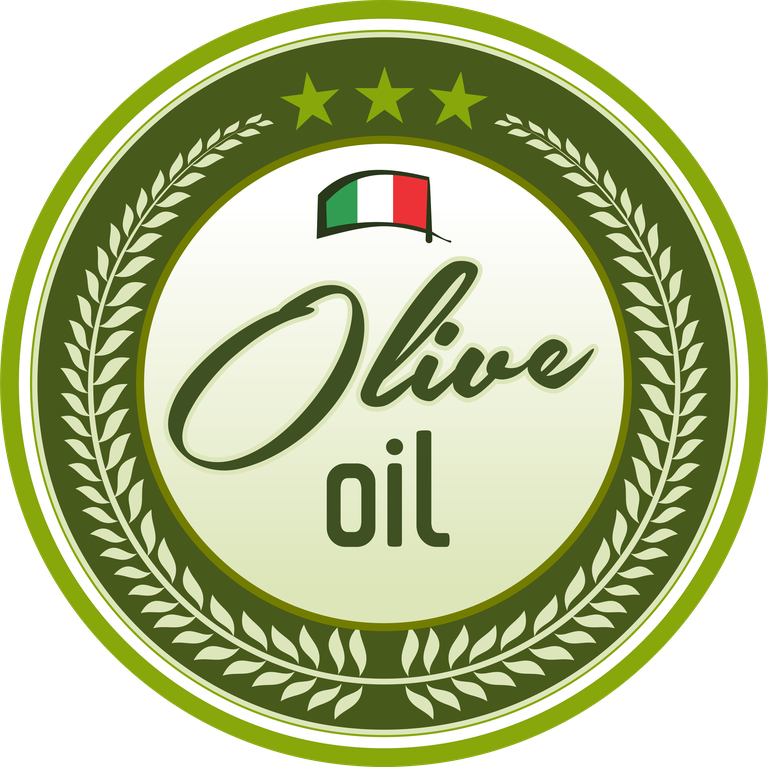 green olive oil labels set vector