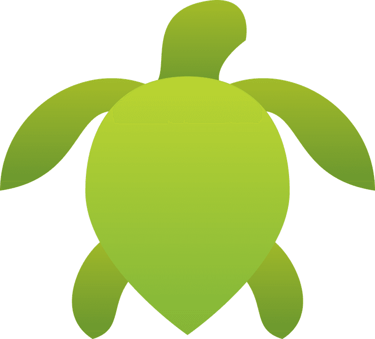 green turtle turtle logos for eco-friendly brands and sustainability initiatives