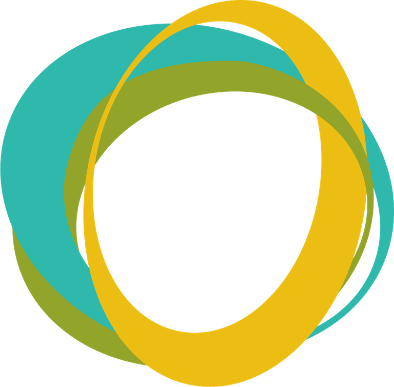 green yellow abstract logo for eco-friendly brands and digital platforms promoting sustainability