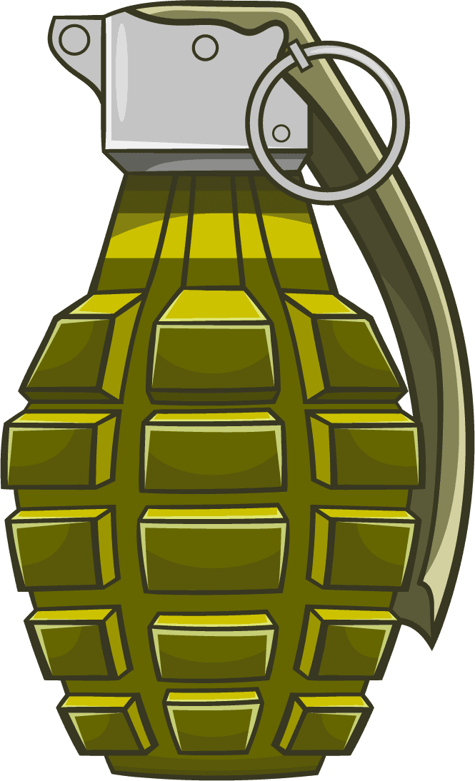 grenade design illustration isolated on white background