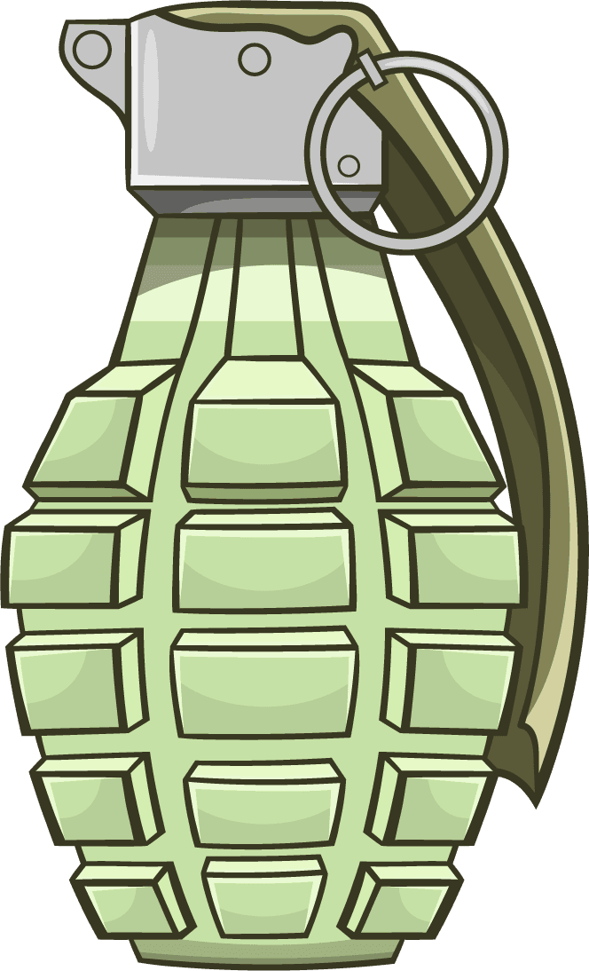 grenade design illustration isolated on white background
