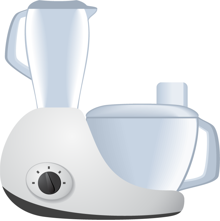 high-quality household appliances icons for kitchen grinders and blenders usage