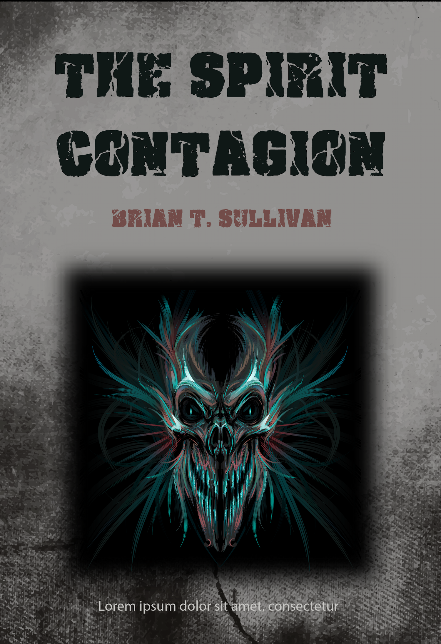grunge style spirit contagion book cover