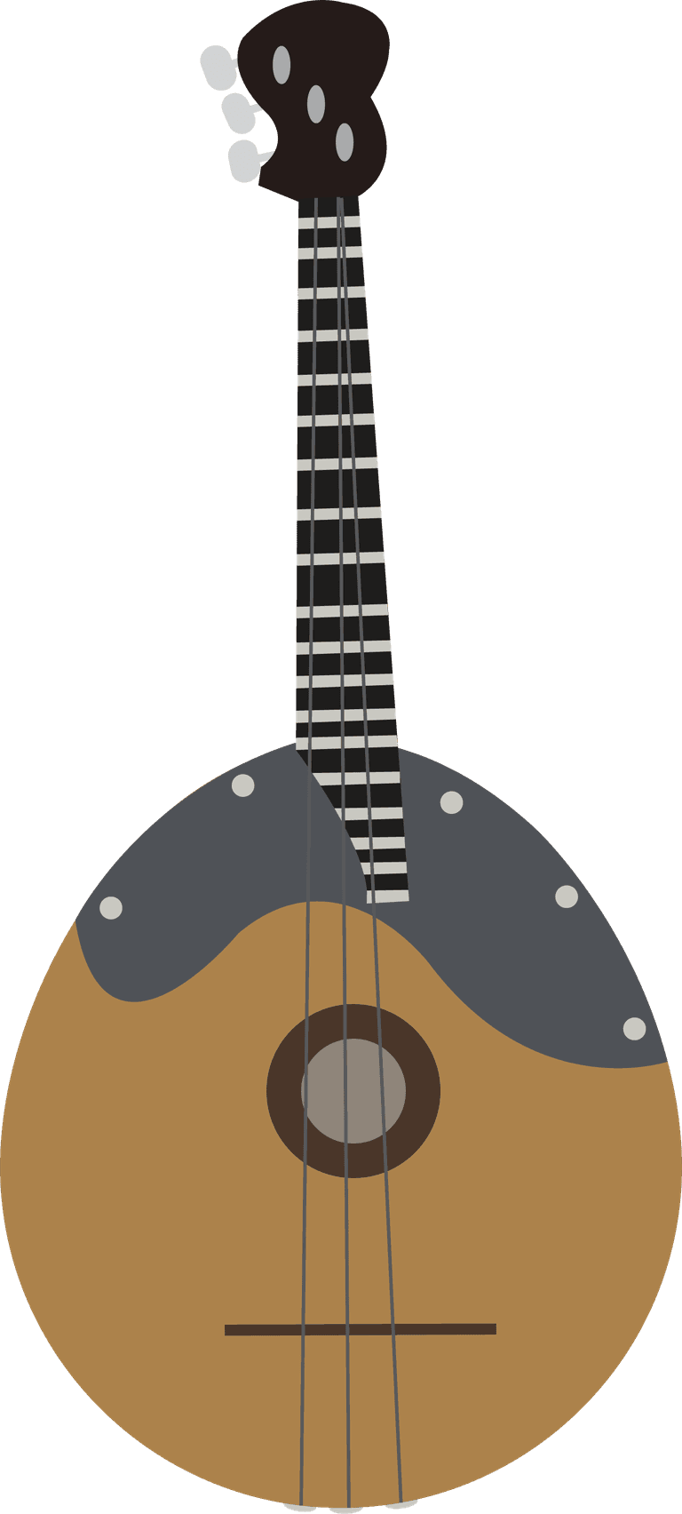 guitar various music instruments vectors featuring colorful mandolin for creative projects and presentations