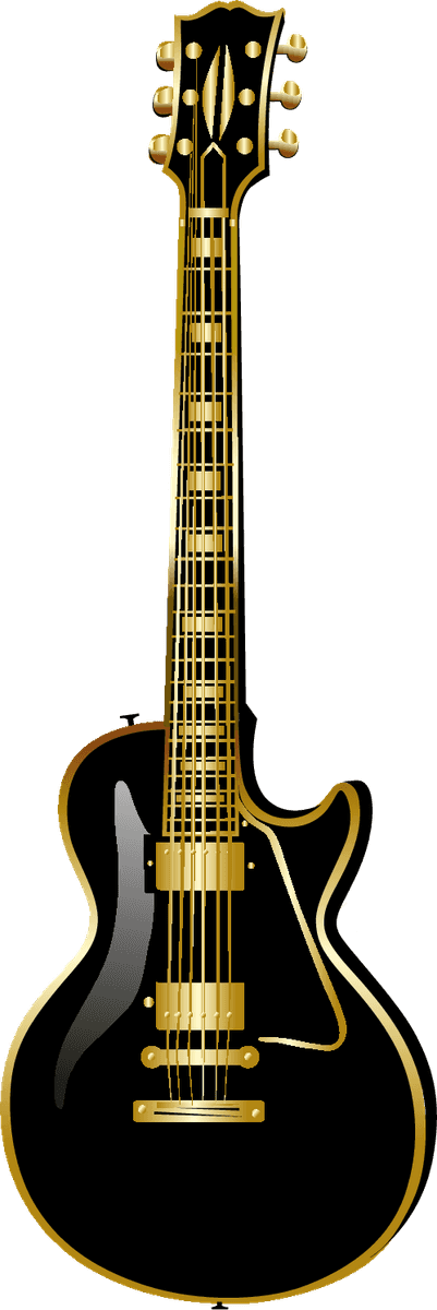 guitar various womens haircut vector