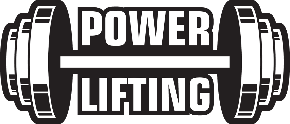 gym retro logos set featuring bold power lifting imagery for fitness enthusiasts