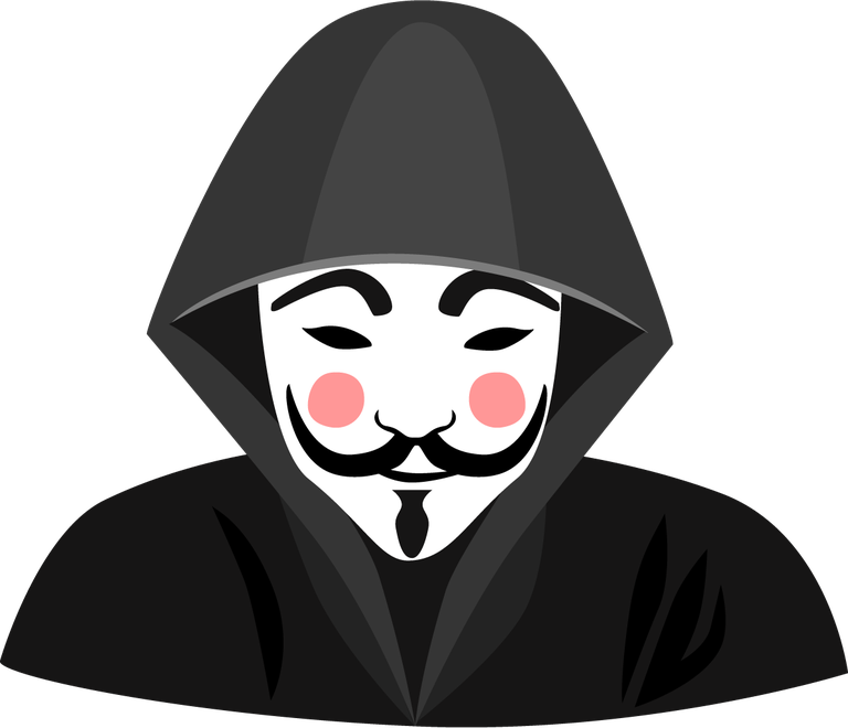 hackers characters symbols icons collection for cyber security and digital privacy applications