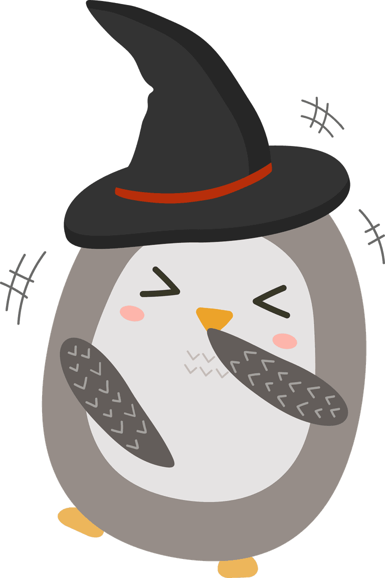 halloween bird owl animal characters of various professions and posing such