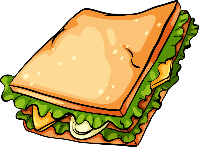 hamburgers different kinds of food and snack illustration