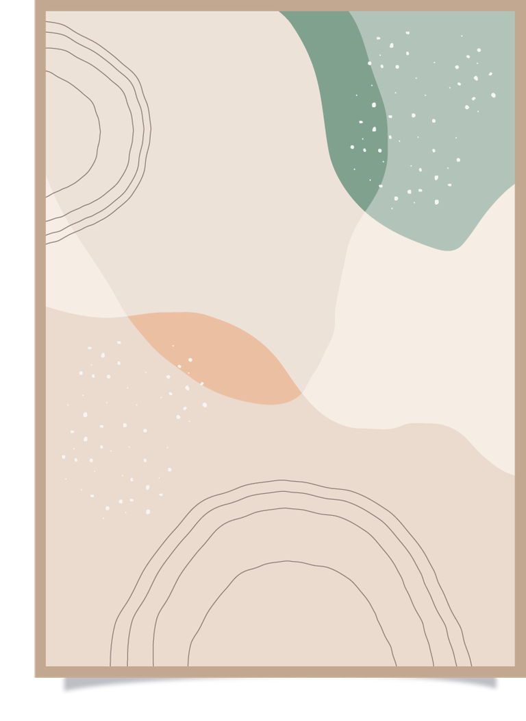 hand drawn abstract art cover pack