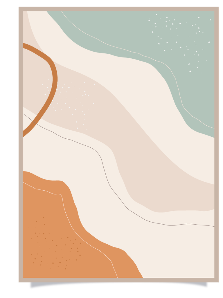hand drawn abstract art cover pack