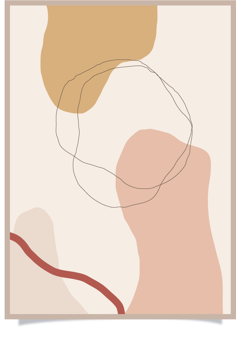 hand drawn abstract art cover pack