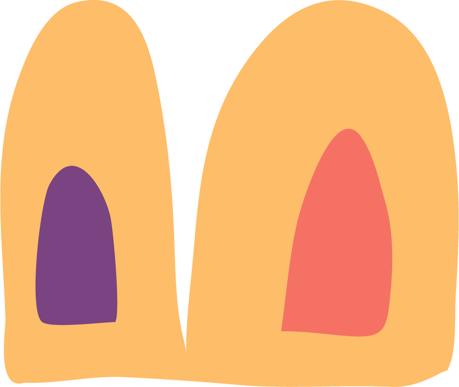 hand drawn flat abstract shapes collection