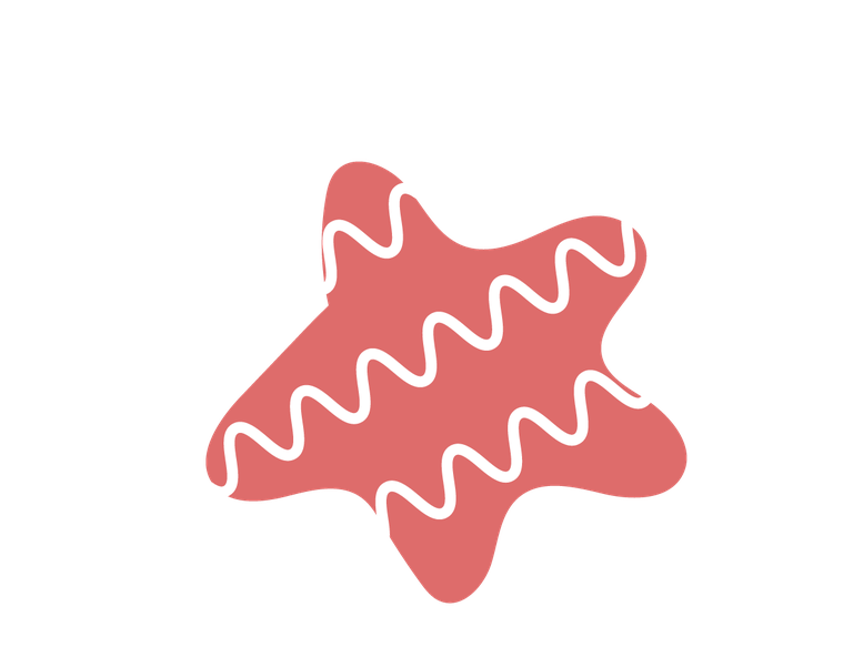 hand drawn flat abstract shapes collection
