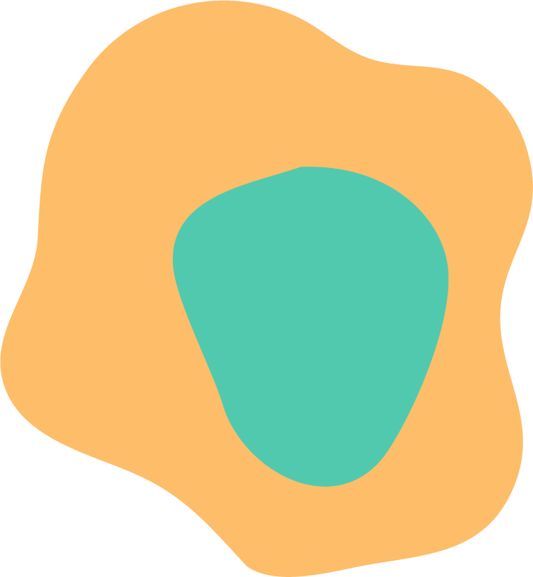 hand drawn flat abstract shapes collection