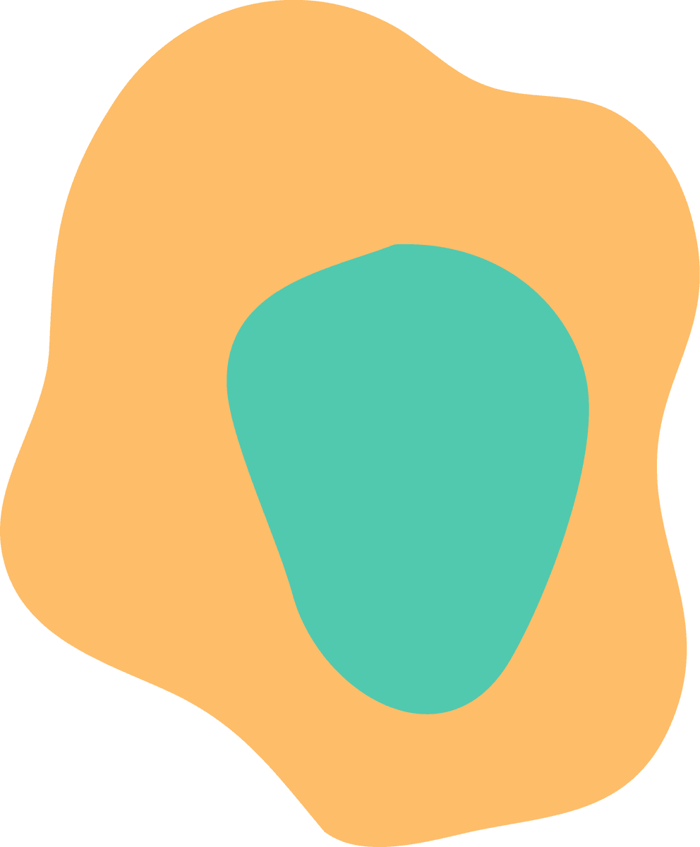 hand drawn flat abstract shapes collection