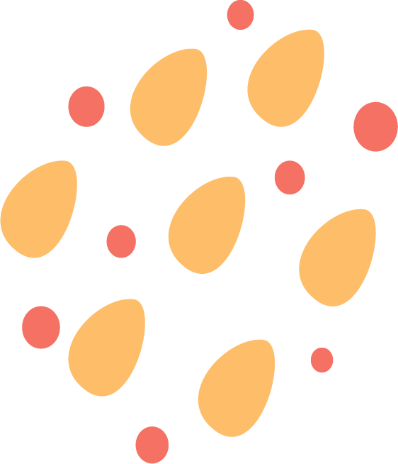 hand drawn flat abstract shapes collection