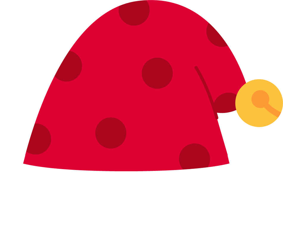 hand drawn flat santa s hat collection