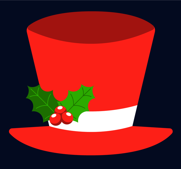 hand drawn flat santa s hat collection