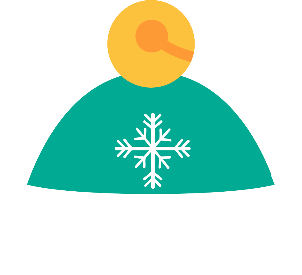 hand drawn flat santa s hat collection
