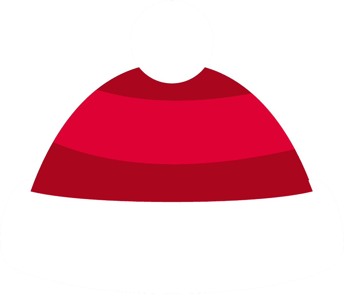 hand drawn flat santa s hat collection