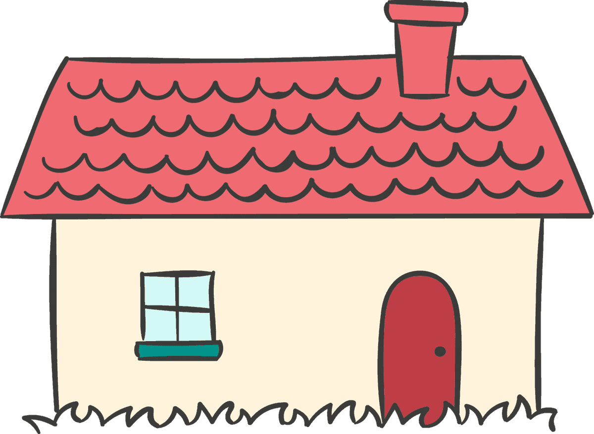 hand drawn houses collection featuring charming illustrations for kids' themes and projects