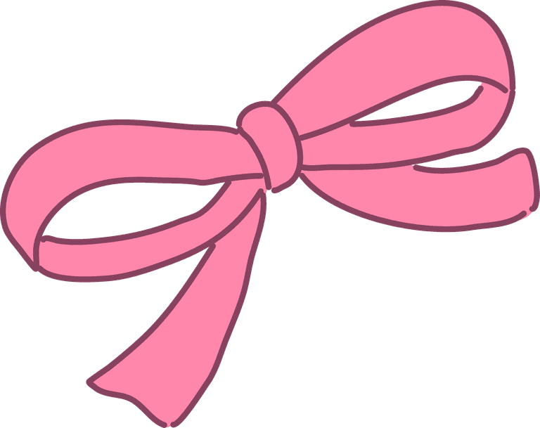 hand drawn pink ribbons perfect for gifts, crafts, and awareness campaigns