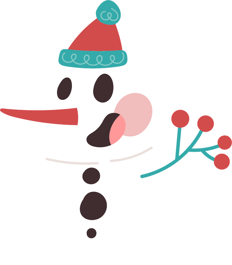 hand drawn snowman character collection for festive winter decorations and holiday fun