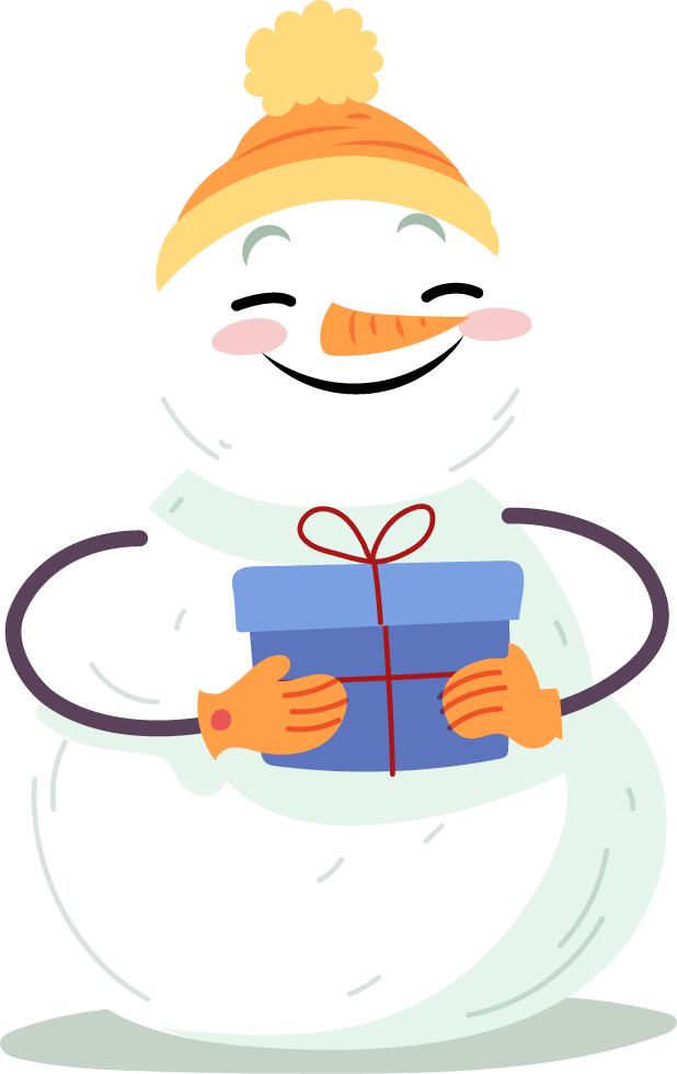 hand drawn snowman character collection with cheerful expressions and fun poses for festive occasions