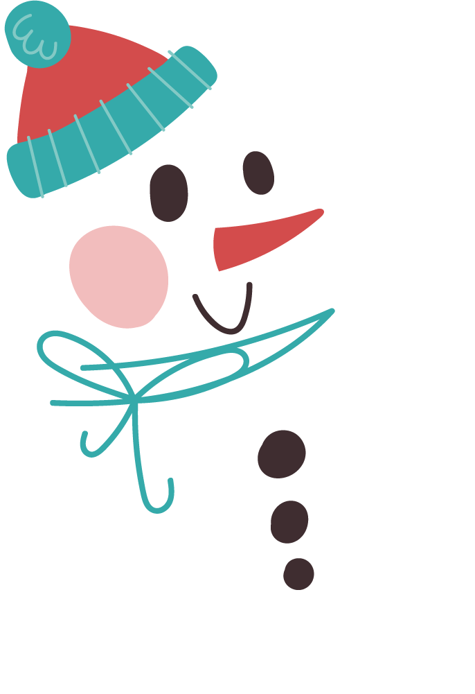 hand drawn snowman character collection featuring cute winter attire and playful expressions