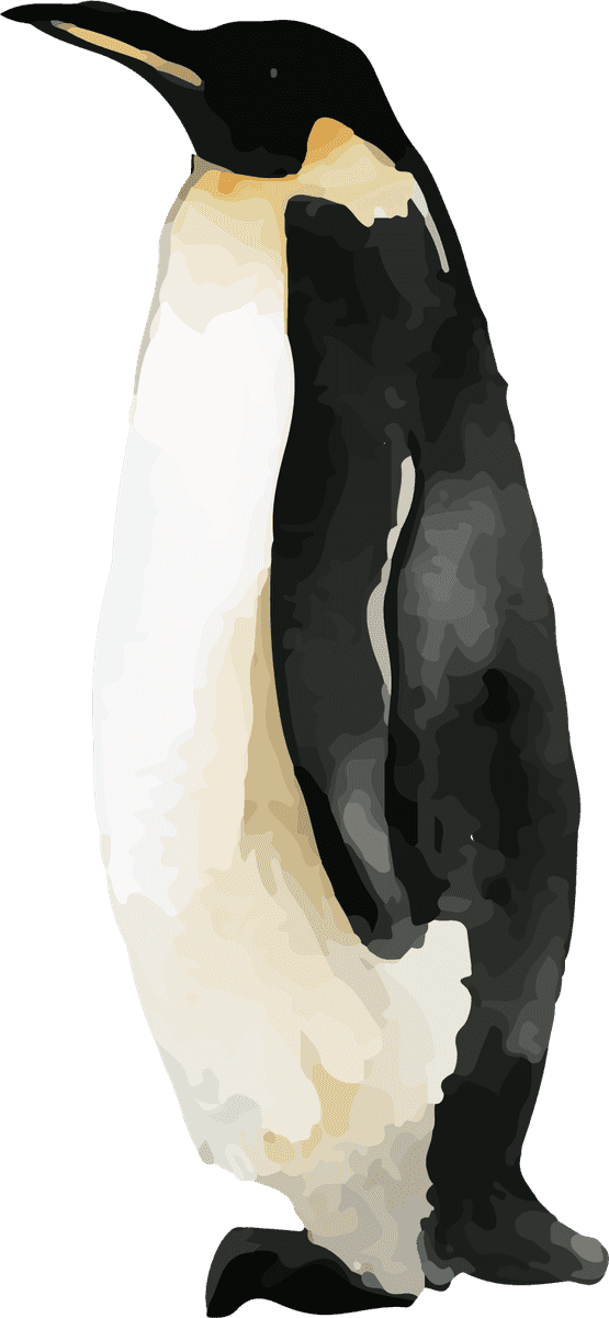 hand drawn wildlife set watercolor style