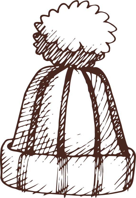 hand drawn winter clothes essentials for cozy style and seasonal warmth