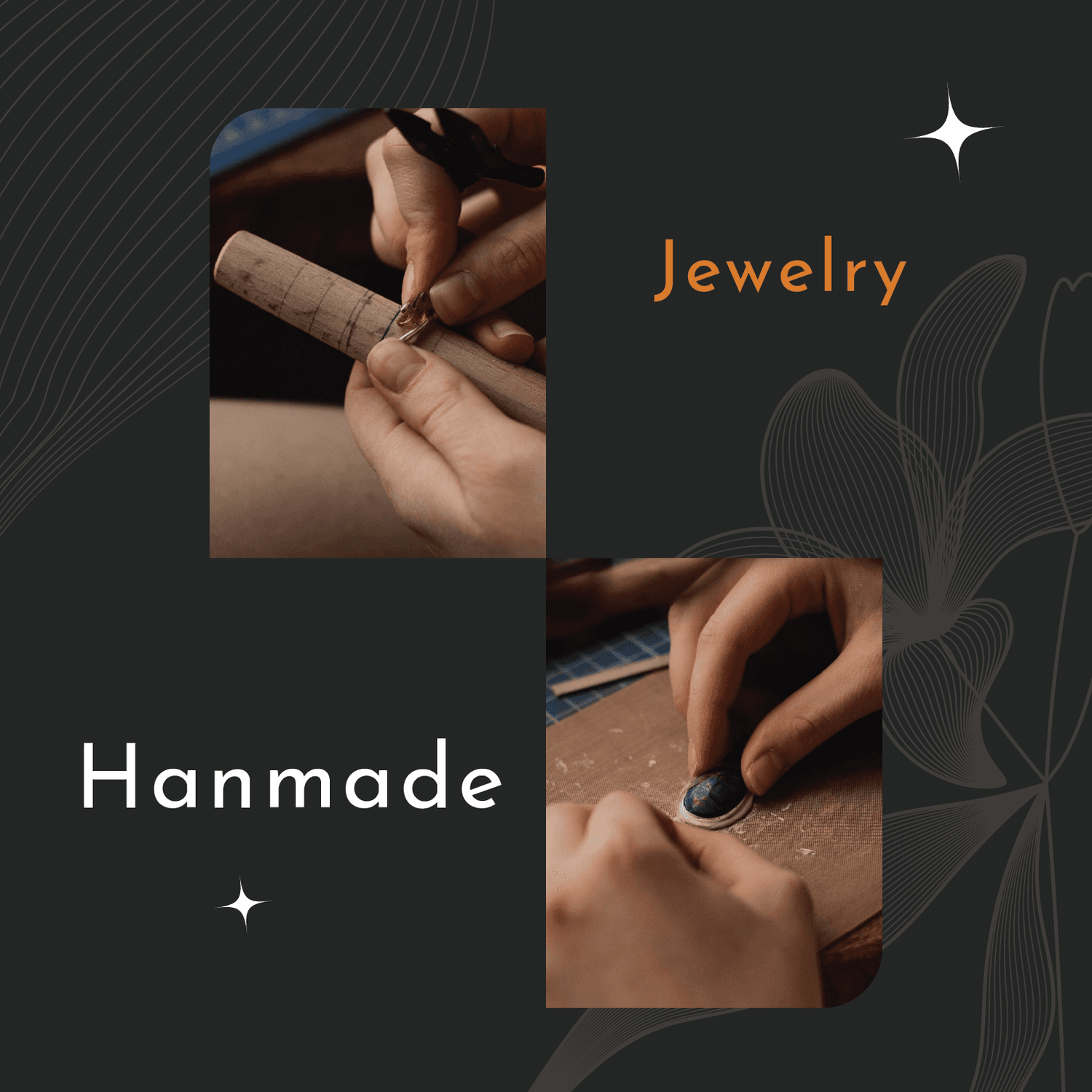 handmade jewelry social media template
