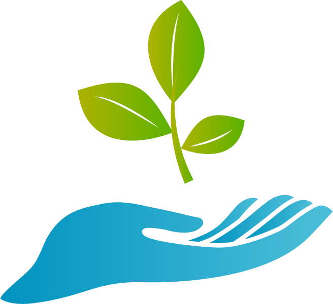 hands palm up icon for nurturing growth and sustainability in eco-friendly projects