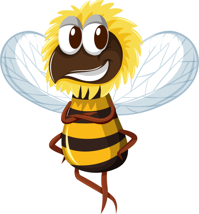 hardworking bee set insect sticker for kids fun activities and playful decor