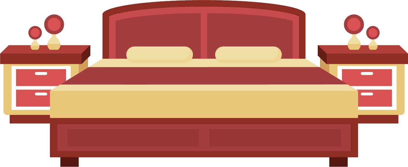 headboard icons on a transparent background great for element