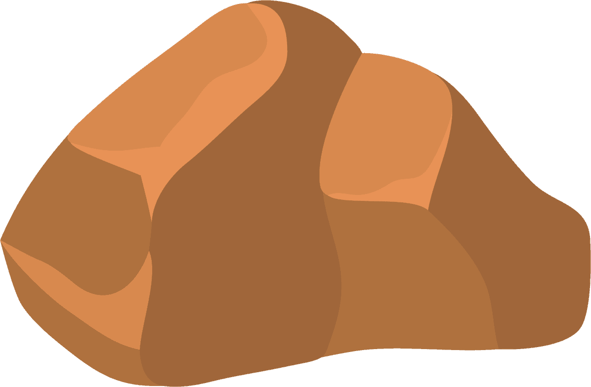 brown heaps rock stones for landscaping projects and nature-themed designs