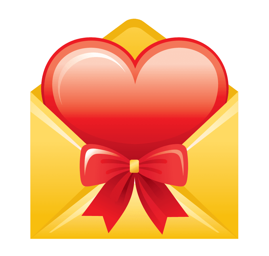 heart love theme icon vector for romantic messages and gifts in cheerful colors